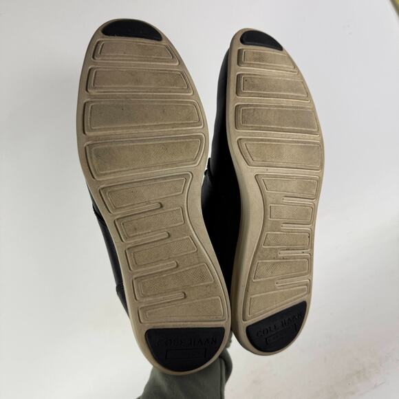 Cole Haan Grand OS Chukka Boots Men's 11 Black Leather Lace-Up Round Toe Ankle - Picture 8 of 10